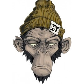 Street Monkey Design | SABEZY ESSENTIALS Cotton Regular Women's T-Shirt | Black