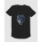 Wild Wolf | SABEZY ESSENTIALS Cotton Regular Men's T-Shirt | Black