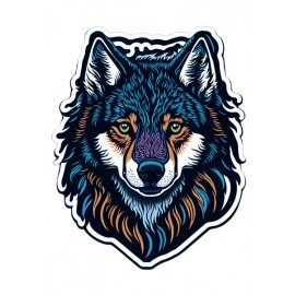 Wolf | SABEZY ESSENTIALS Cotton Regular Women's T-Shirt | Black