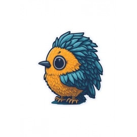 Yellow Tweet | SABEZY ESSENTIALS Cotton Regular Men's T-Shirt | Black