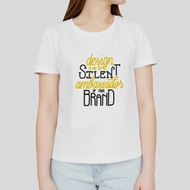 Silent Brand | Best Fit Womens White T shirt