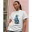 Blue Bunny | SABEZY ESSENTIALS Cotton Regular Women's T-Shirt | White