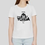 Power of Yoga | Casual Womens White T-shirt