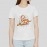 Enjoy The Moment | SABEZY ESSENTIALS Cotton Regular Women's T-Shirt | White