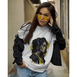 Fight Club | SABEZY ESSENTIALS Cotton Regular Women's T-Shirt | White