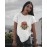 Gangster Gorilla | SABEZY ESSENTIALS Cotton Regular Women's T-Shirt | White