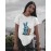 Happy Bunny | SABEZY ESSENTIALS Cotton Regular Women's T-Shirt | White