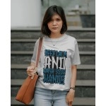 Keep Calm | SABEZY ESSENTIALS Cotton Regular Women's T-Shirt | White