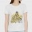 Mangal Murti Morya | SABEZY ESSENTIALS Cotton Regular Women's T-Shirt | White
