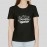 Adventure Is Out There | Pretty Partywear Black Women T-Shirt