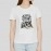Only Adventure | Pretty Partywear White Women T-Shirt