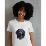 Scooby Dogg | SABEZY ESSENTIALS Cotton Regular Women's T-Shirt | White