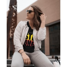 Stay Strong | SABEZY ESSENTIALS Cotton Regular Women's T-Shirt | Black