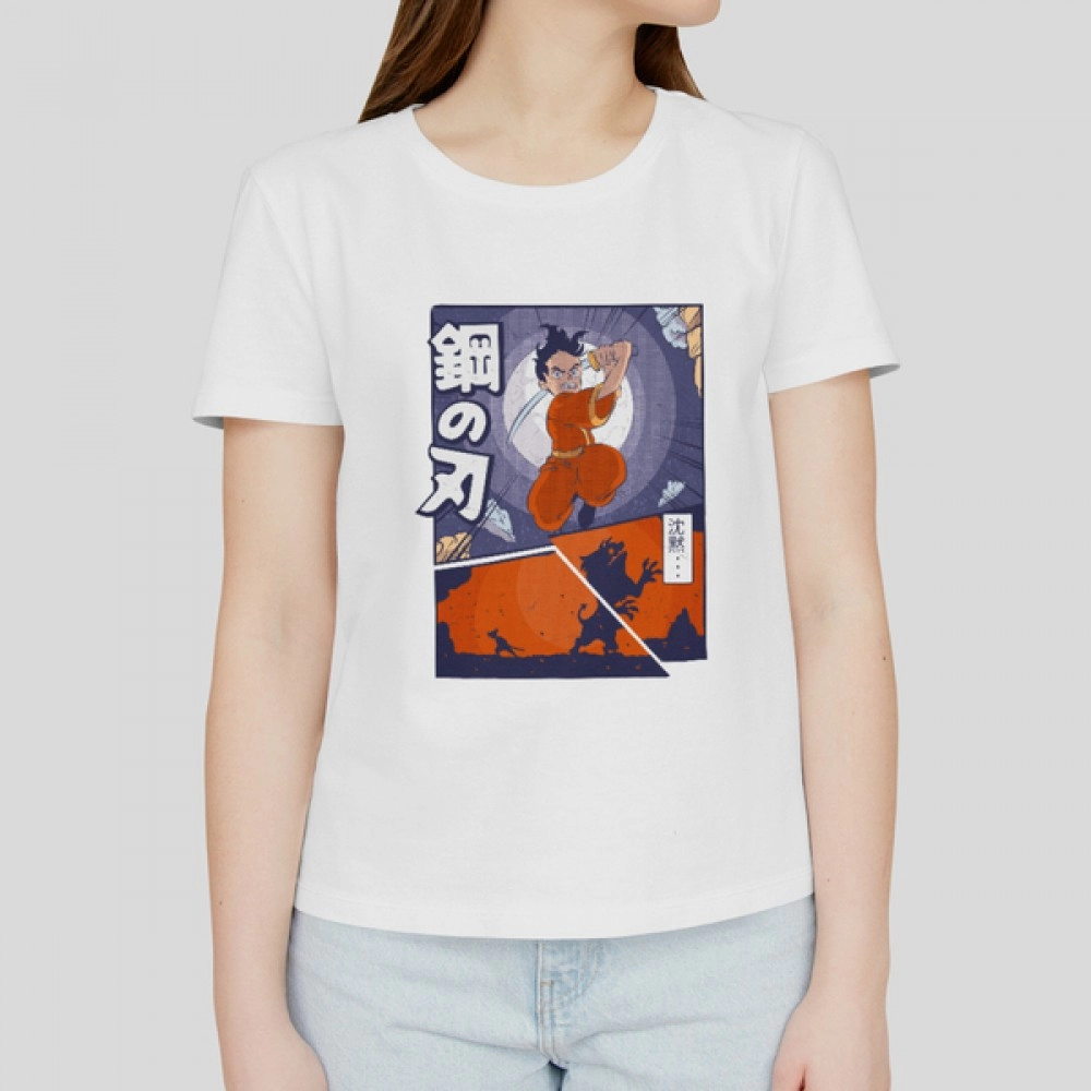 Anime | White Samurai Women's T-shirt