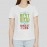 Best View | Womens Relax Fit White T-Shirt