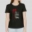It's Travel Time | Womens Relaxed Fit Black T-Shirt