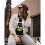 Gorilla Face Design | SABEZY ESSENTIALS Cotton Regular Women's T-Shirt | Black