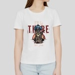 I'll Be There | SABEZY ESSENTIALS Cotton Regular Women's T-Shirt | White