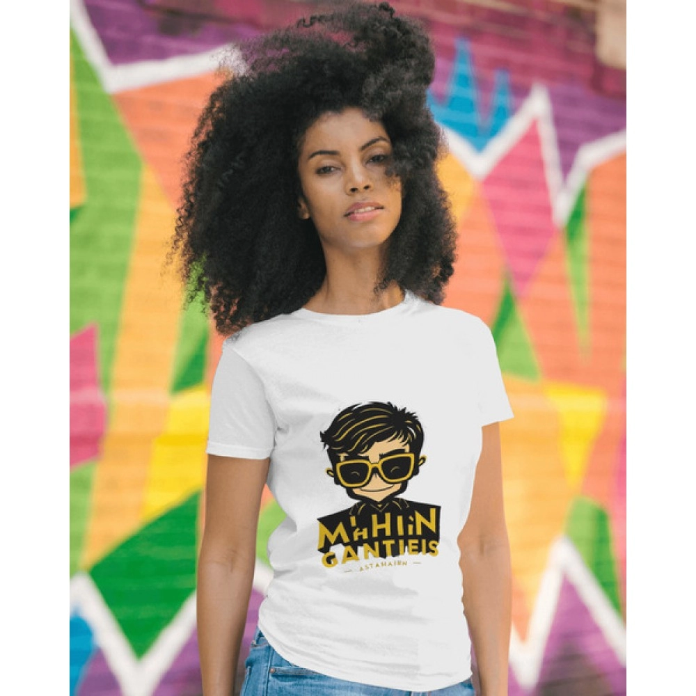 Mahlin Gantieis | SABEZY ESSENTIALS Cotton Regular Women's T-Shirt | White