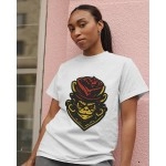 Monkey Magic | SABEZY ESSENTIALS Cotton Regular Women's T-Shirt | White