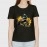 Motor Rider | SABEZY ESSENTIALS Cotton Regular Women's T-Shirt | Black