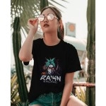 Naruto | SABEZY ESSENTIALS Cotton Regular Women's T-Shirt | Black