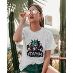 Naruto | SABEZY ESSENTIALS Cotton Regular Women's T-Shirt | White