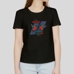 Brand ESTD | Women Casual Black T-shirt