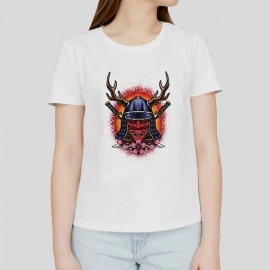 Devils Samurai | Women's White Devil T-shirt