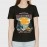Wonderland | SABEZY ESSENTIALS Cotton Regular Women's T-Shirt | Black
