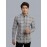 Men Checked Regular Fit Casual Shirt | Grey