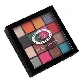 Professional and Home 3 IN 1 Makeup Kit (FC1822B) | With 16 Glamorous Eyeshadow, 2 Blusher and 1 Powder Cake | Shade 03