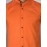 Men Solid Linen Formal Shirt | Orange