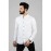 Men Solid Linen Formal Shirt | White