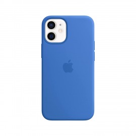 Apple iPhone 12 mini Silicone Case with MagSafe ( Capri Blue)