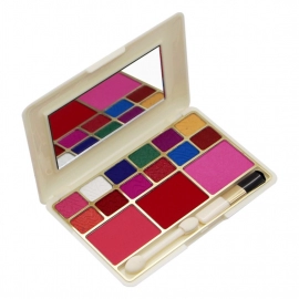 Professional Makeup Kit,15 Pan Makeup Palette with Glamorous Eyeshadow Shades | Shade 02