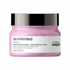 L’Oréal Professionnel Liss Unlimited Hair Mask with Pro-Keratin and Kukui Nut Oil for Rebellious Frizzy Hair, Serie Expert, 250gm