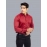 Men Solid Giza Cotton Formal Shirt | Mehroon