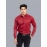 Men Solid Giza Cotton Formal Shirt | Mehroon