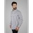 Men Awning Stripes Corduroy Cotton Shirt | White