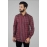 Men checked Cotton Shirt | Red