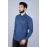 Men Regular Fit Checked Spread Collar Casual Shirt | Blue