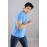 Men Solid Round Neck Pure Cotton T-shirt | Sky Blue