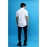 Men Casual  Lining Shirt | White