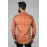 Men Giza Print Shirt | Orange