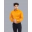Men Solid Giza Cotton Formal Shirt | Mustard 