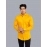 Men Solid Satin Shirt | Mustard
