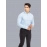 Men Solid Giza Cotton Formal Shirt | Sky Blue 