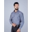 Men Solid Cotton Casual Spread Collar Shirt | Grey