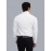 Men Solid Satin Formal Shirt | White